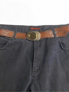 Vintage Rotary international western style brown leather belt